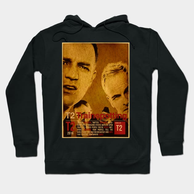 Trainspotting 2 poster Hoodie by Blind Man Studio